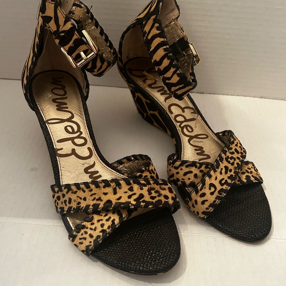 Sam Edelman Zebra Print Heels